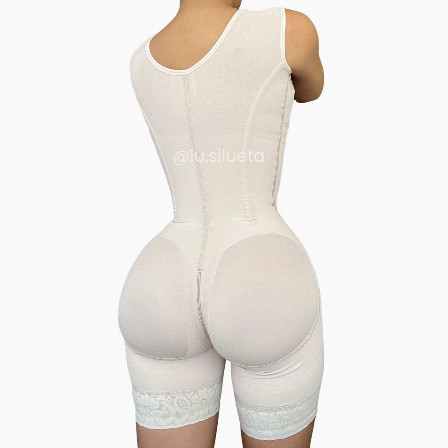 Faja completa Efecto Lipo, levanta cola, 4 broches de ajuste