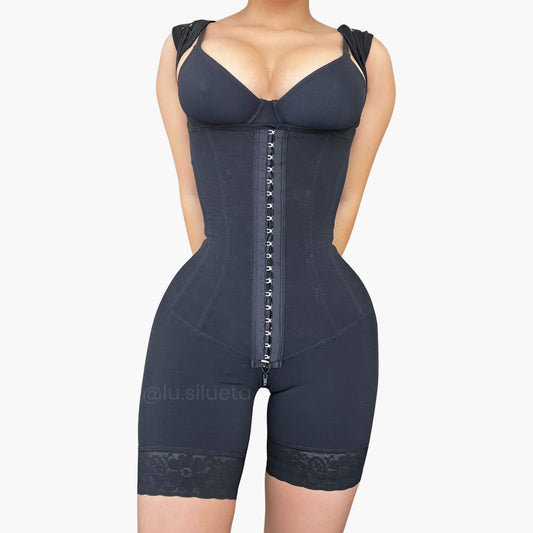 Faja completa Efecto Lipo, levanta cola, 4 broches de ajuste