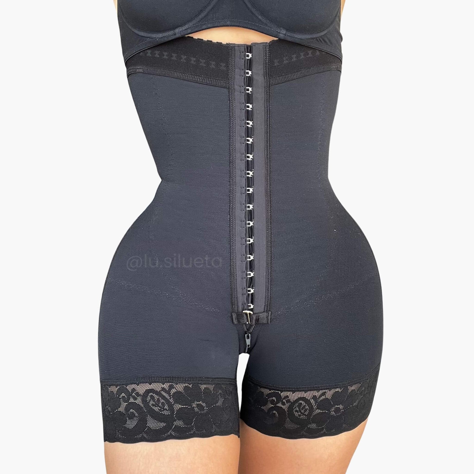 Faja strapless alta compresión bajo busto corte cachetero