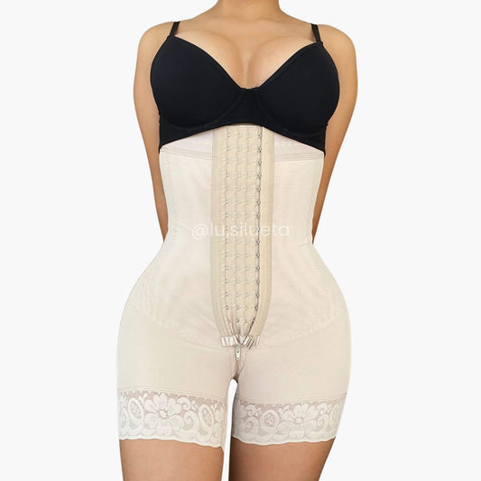 Faja moldeadora strapless postparto alta compresión