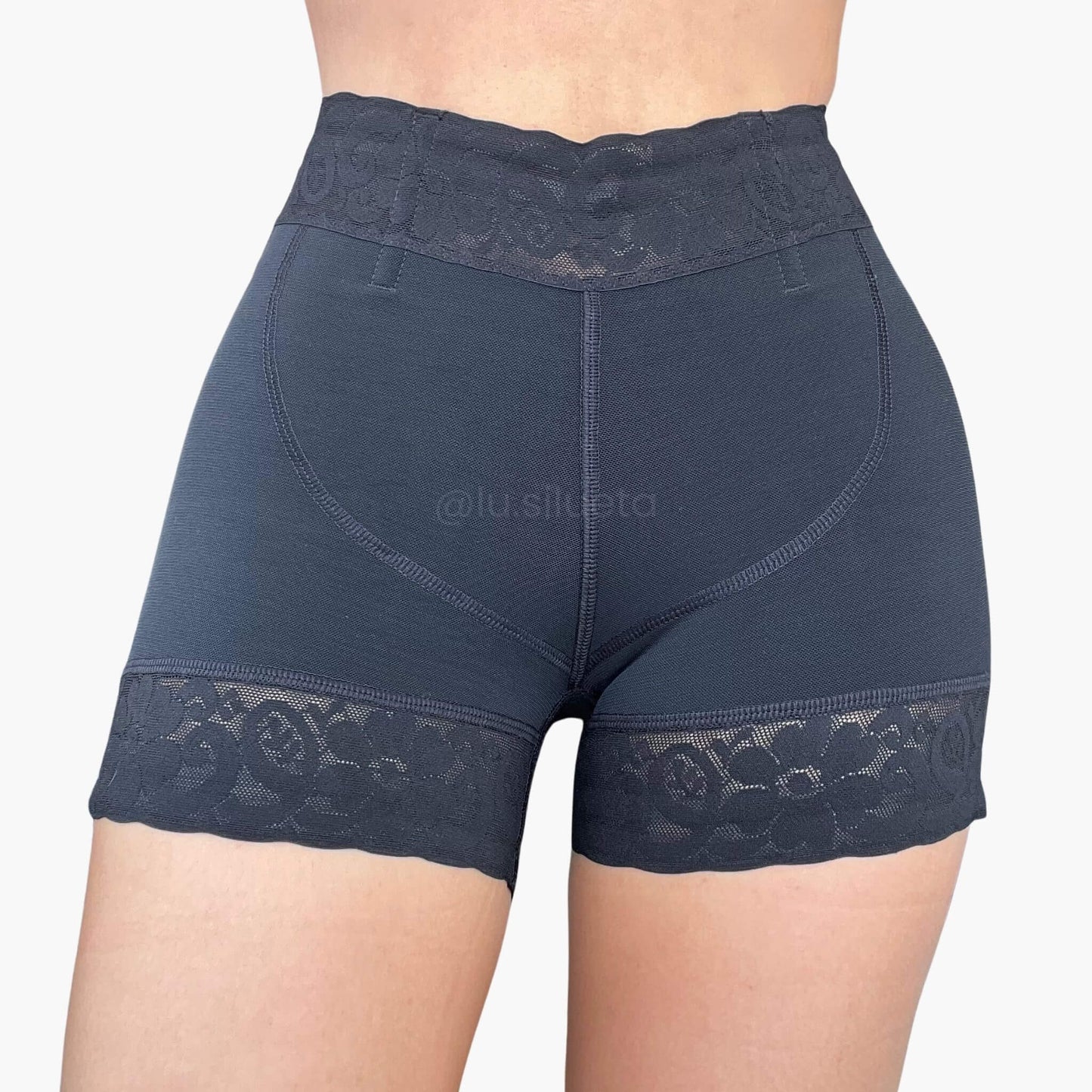 Short Faja Corto Realce Natural Powernet Medio Muslo