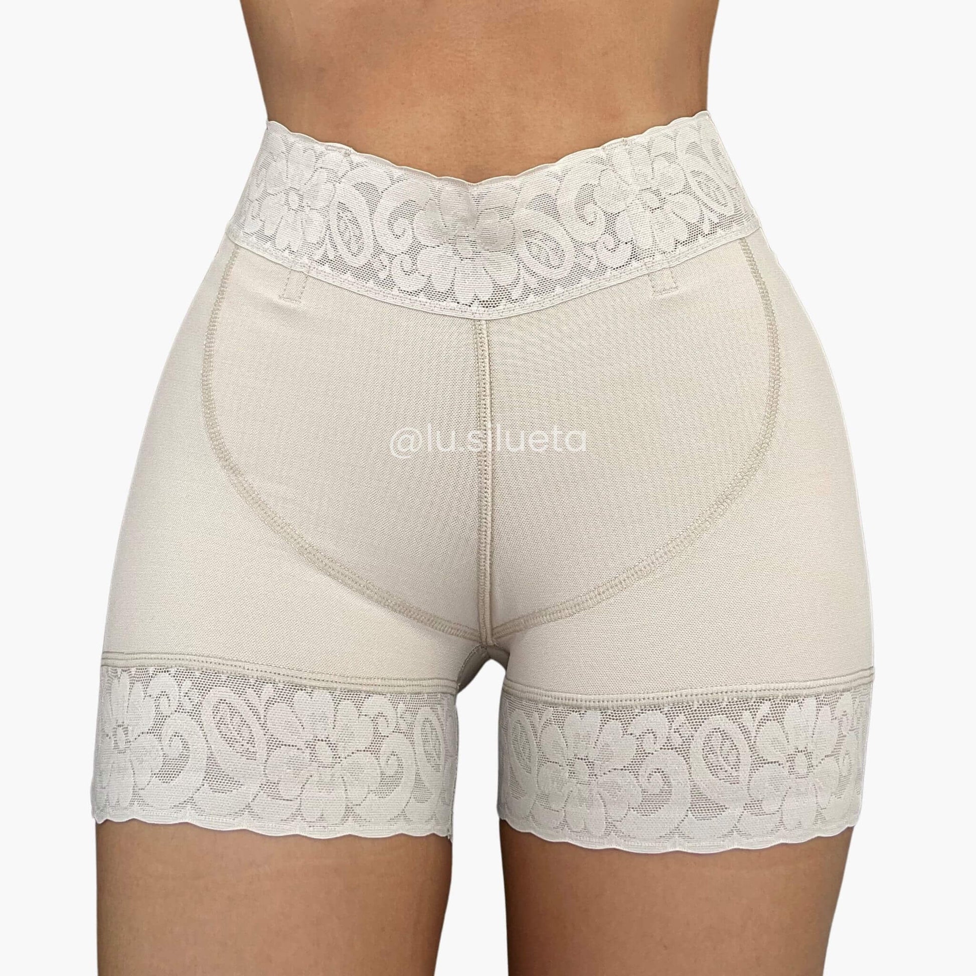 Short faja corto realce natural efecto levantamiento suave