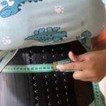 Chaleco de Látex con 25 Varillas, 6 Broches de Ajuste