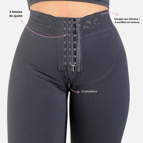 Short Levanta Cola Invisible Prehormada Rodilla - Imagen 3