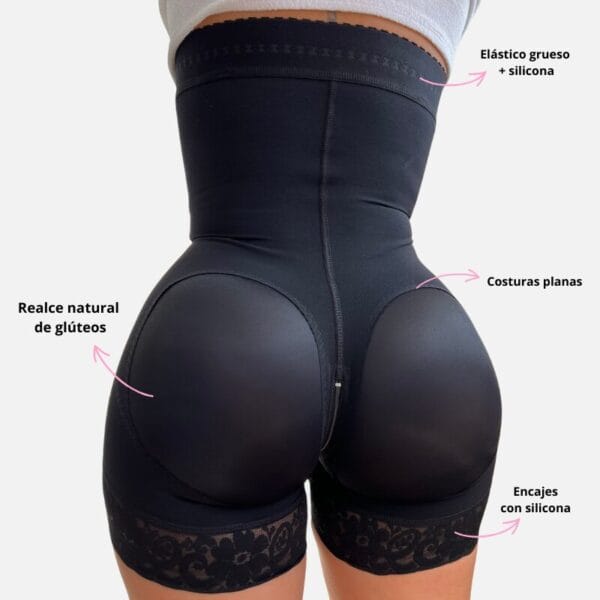 Faja Strapless Cachetera, Levanta Cola, 4 Niveles de Ajustes - Imagen 2