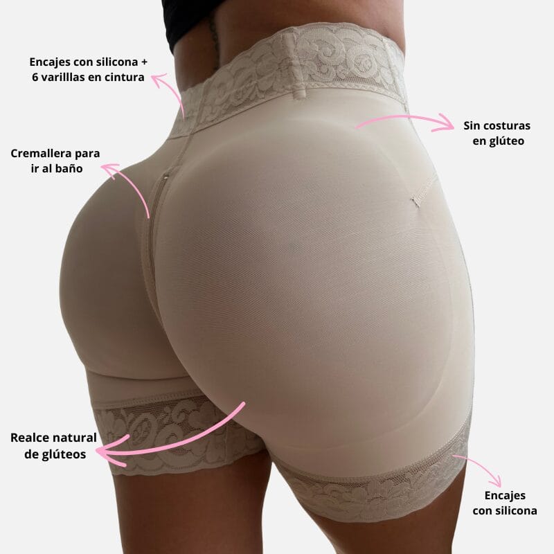 Short Moldeador Levanta Cola Invisible